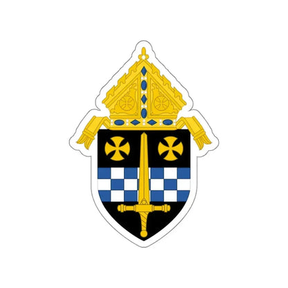 Roman Catholic Diocese of Pittsburgh - STICKER Vinyl Die-Cut Decal White Die-Cut 4 Inch - The Sticker Space