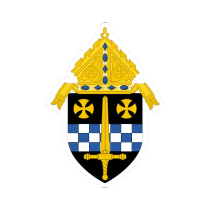 Roman Catholic Diocese of Pittsburgh - STICKER Vinyl Kiss-Cut Decal 2 Inch White - The Sticker Space
