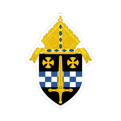 Roman Catholic Diocese of Pittsburgh - STICKER Vinyl Kiss-Cut Decal 3 Inch White - The Sticker Space