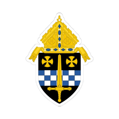 Roman Catholic Diocese of Pittsburgh - STICKER Vinyl Kiss-Cut Decal 4 Inch White - The Sticker Space