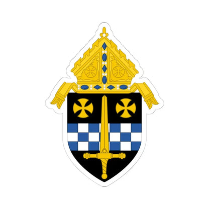 Roman Catholic Diocese of Pittsburgh - STICKER Vinyl Kiss-Cut Decal 6 Inch White - The Sticker Space