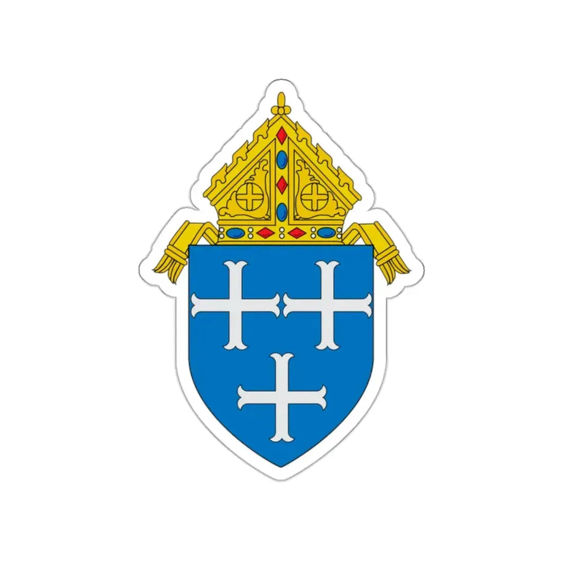 Roman Catholic Diocese of Providence - STICKER Vinyl Die-Cut Decal - The Sticker Space