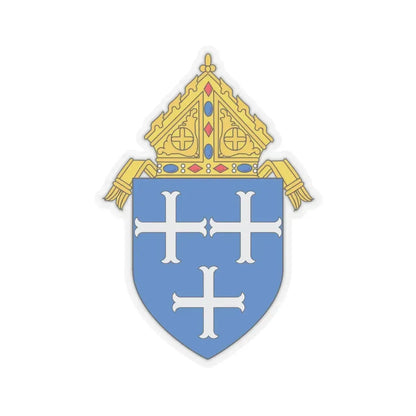 Roman Catholic Diocese of Providence - STICKER Vinyl Kiss-Cut Decal 3 Inch Transparent - The Sticker Space