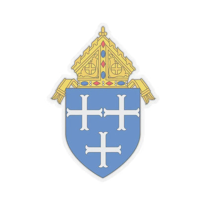 Roman Catholic Diocese of Providence - STICKER Vinyl Kiss-Cut Decal 4 Inch Transparent - The Sticker Space