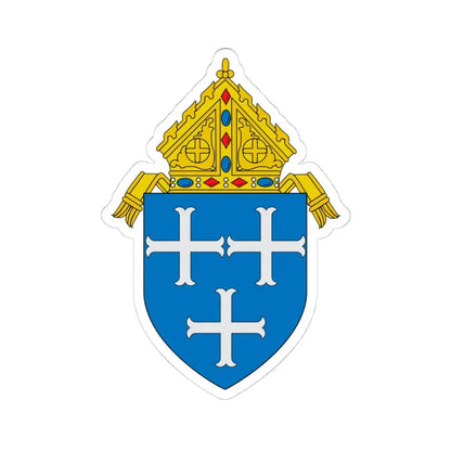 Roman Catholic Diocese of Providence - STICKER Vinyl Kiss-Cut Decal 4 Inch White - The Sticker Space