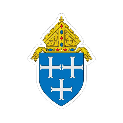 Roman Catholic Diocese of Providence - STICKER Vinyl Kiss-Cut Decal 6 Inch White - The Sticker Space