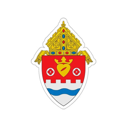 Roman Catholic Diocese of Pueblo - STICKER Vinyl Die-Cut Decal White Die-Cut 2 Inch - The Sticker Space