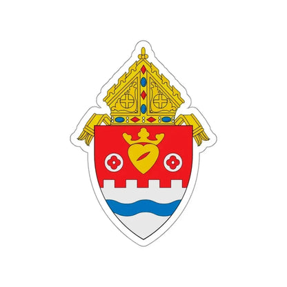 Roman Catholic Diocese of Pueblo - STICKER Vinyl Die-Cut Decal White Die-Cut 3 Inch - The Sticker Space
