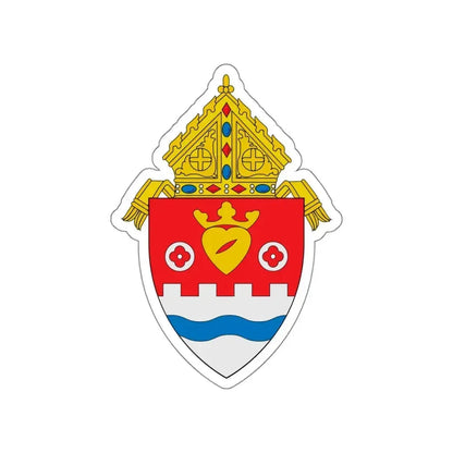 Roman Catholic Diocese of Pueblo - STICKER Vinyl Die-Cut Decal White Die-Cut 5 Inch - The Sticker Space