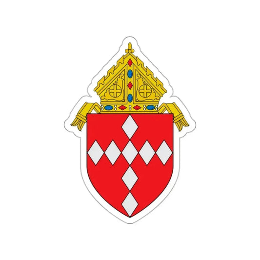 Roman Catholic Diocese of Raleigh - STICKER Vinyl Die-Cut Decal White Die-Cut 2 Inch - The Sticker Space