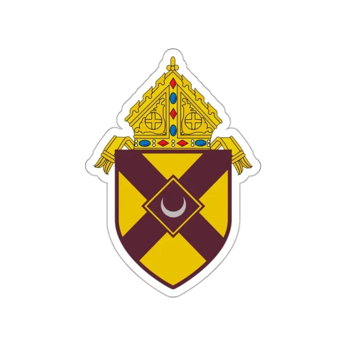 Roman Catholic Diocese of Rochester - STICKER Vinyl Die-Cut Decal - The Sticker Space