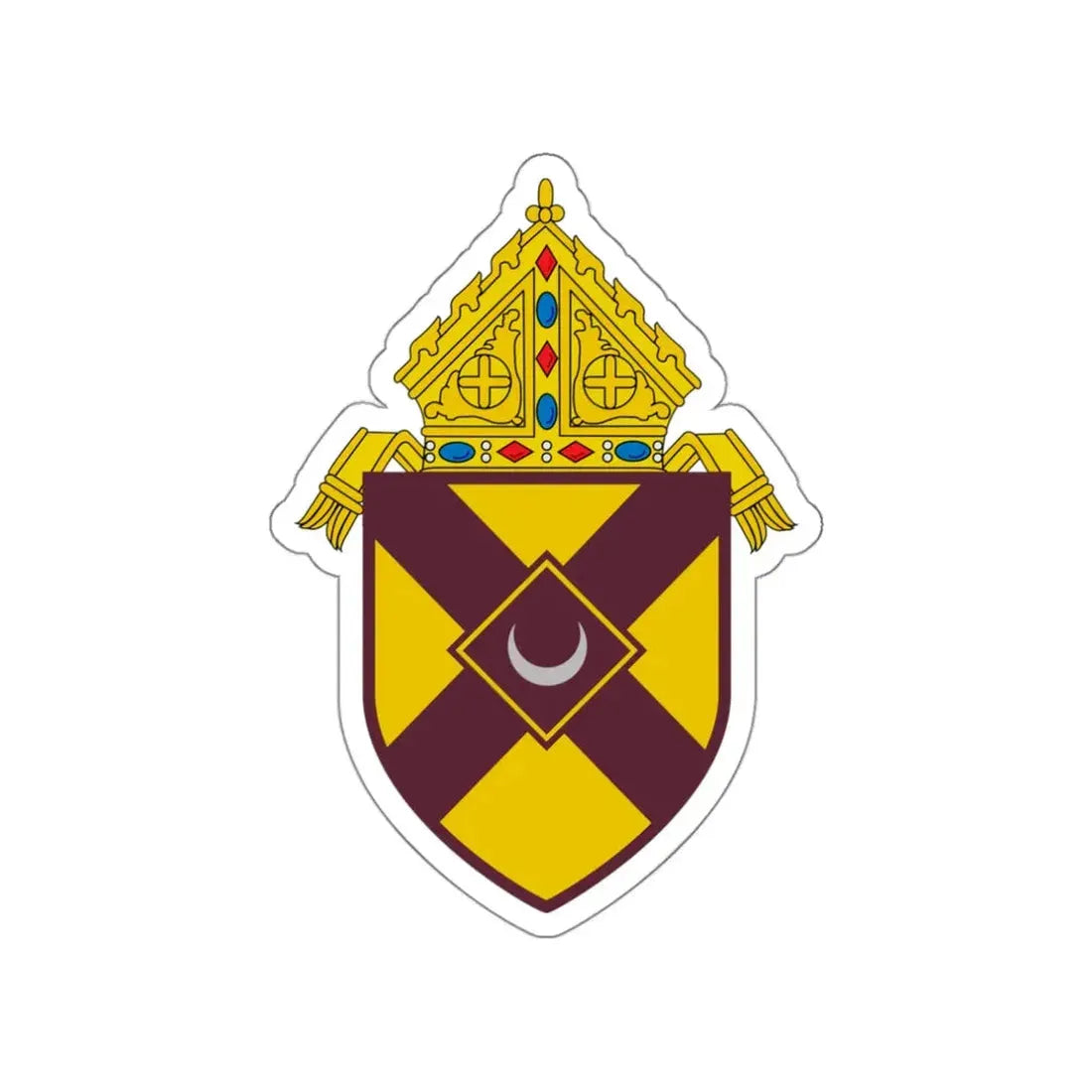 Roman Catholic Diocese of Rochester - STICKER Vinyl Die-Cut Decal - The Sticker Space