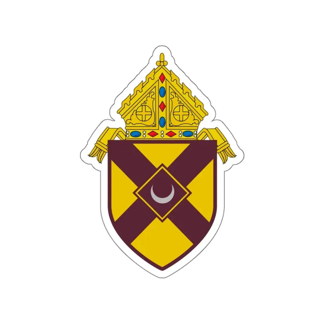 Roman Catholic Diocese of Rochester - STICKER Vinyl Die-Cut Decal - The Sticker Space