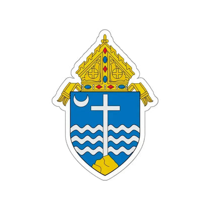 Roman Catholic Diocese of Rockford - STICKER Vinyl Die-Cut Decal White Die-Cut 5 Inch - The Sticker Space