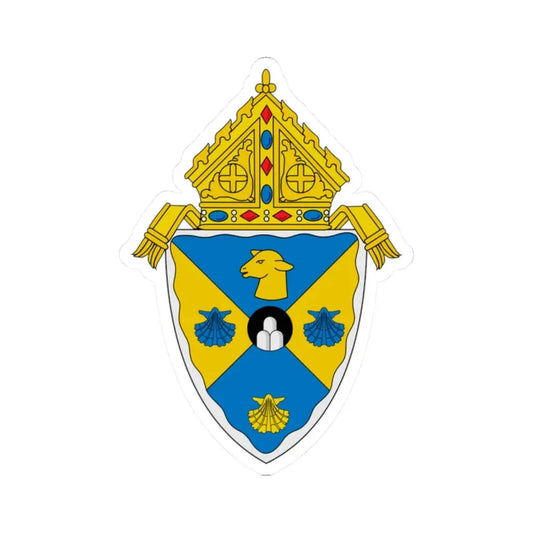 Roman Catholic Diocese of Rockville Centre - STICKER Vinyl Kiss-Cut Decal 2 Inch White - The Sticker Space