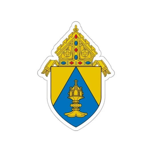 Roman Catholic Diocese of Sacramento - STICKER Vinyl Die-Cut Decal White Die-Cut 2 Inch - The Sticker Space