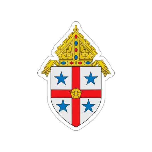Roman Catholic Diocese of Savannah - STICKER Vinyl Die-Cut Decal White Die-Cut 2 Inch - The Sticker Space
