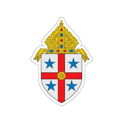 Roman Catholic Diocese of Savannah - STICKER Vinyl Die-Cut Decal White Die-Cut 3 Inch - The Sticker Space