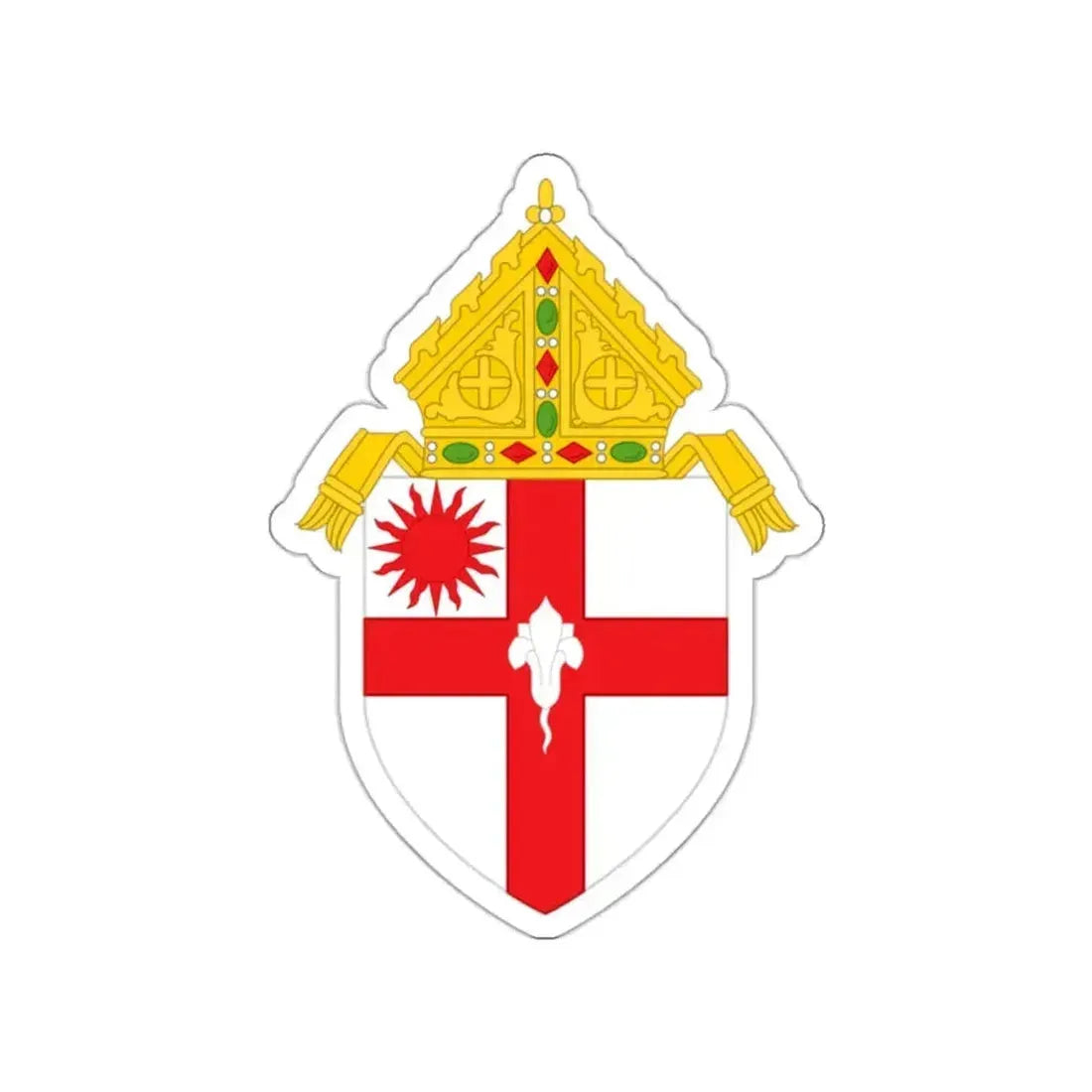 Roman Catholic Diocese of Spokane - STICKER Vinyl Die-Cut Decal White Die-Cut 2 Inch - The Sticker Space