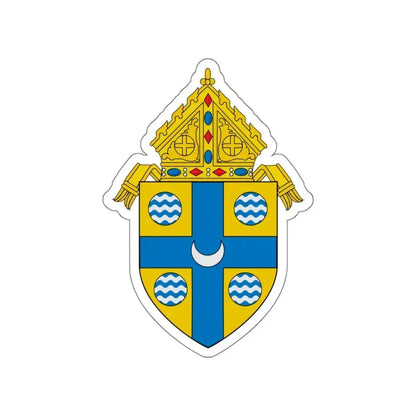 Roman Catholic Diocese of Springfield in Illinois - STICKER Vinyl Die-Cut Decal White Die-Cut 4 Inch - The Sticker Space