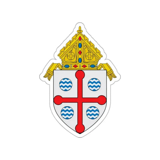 Roman Catholic Diocese of Springfield in Massachusetts - STICKER Vinyl Die-Cut Decal White Die-Cut 2 Inch - The Sticker Space