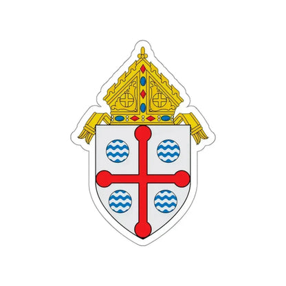 Roman Catholic Diocese of Springfield in Massachusetts - STICKER Vinyl Die-Cut Decal White Die-Cut 3 Inch - The Sticker Space