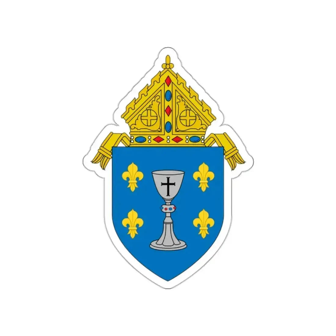 Roman Catholic Diocese of St Cloud - STICKER Vinyl Die-Cut Decal White Die-Cut 2 Inch - The Sticker Space