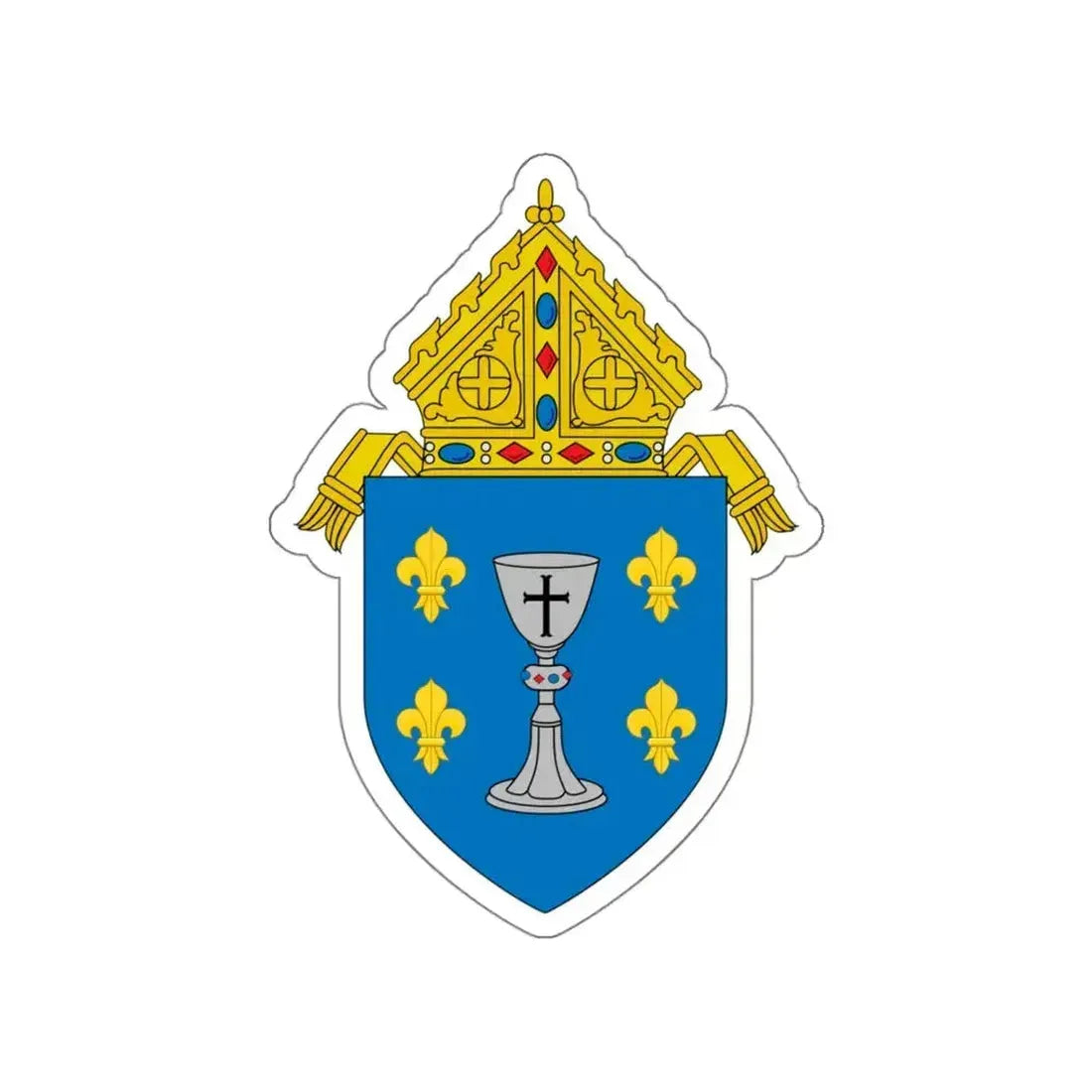 Roman Catholic Diocese of St Cloud - STICKER Vinyl Die-Cut Decal White Die-Cut 6 Inch - The Sticker Space