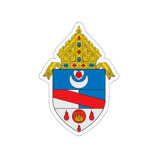 Roman Catholic Diocese of Steubenville - STICKER Vinyl Die-Cut Decal White Die-Cut 2 Inch - The Sticker Space