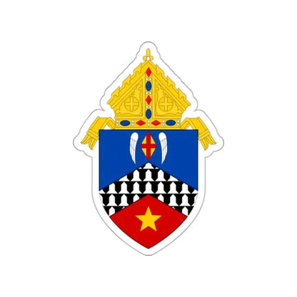 Roman Catholic Diocese of Stockton - STICKER Vinyl Die-Cut Decal White Die-Cut 2 Inch - The Sticker Space