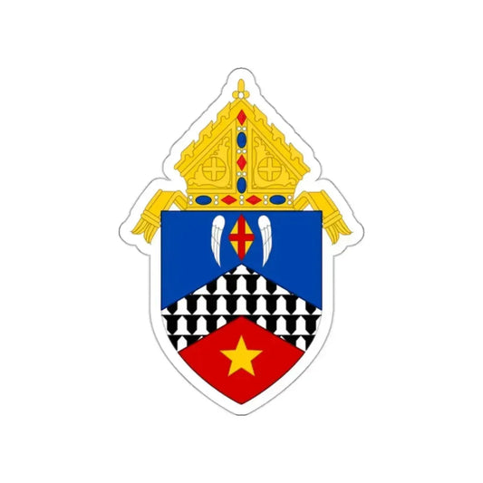 Roman Catholic Diocese of Stockton - STICKER Vinyl Die-Cut Decal White Die-Cut 2 Inch - The Sticker Space