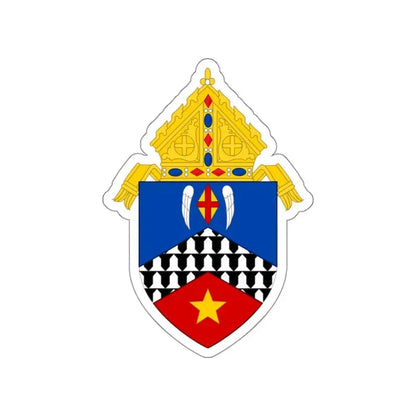 Roman Catholic Diocese of Stockton - STICKER Vinyl Die-Cut Decal White Die-Cut 3 Inch - The Sticker Space
