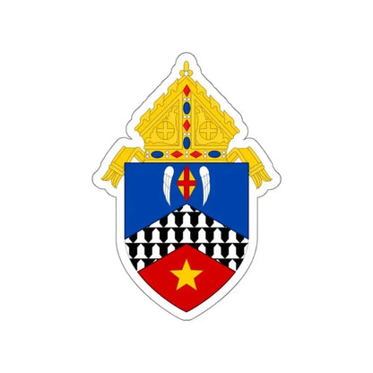 Roman Catholic Diocese of Stockton - STICKER Vinyl Die-Cut Decal White Die-Cut 4 Inch - The Sticker Space