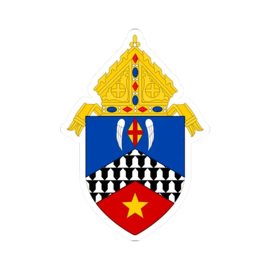 Roman Catholic Diocese of Stockton - STICKER Vinyl Kiss-Cut Decal 2 Inch White - The Sticker Space