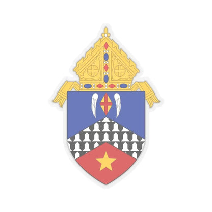 Roman Catholic Diocese of Stockton - STICKER Vinyl Kiss-Cut Decal 3 Inch Transparent - The Sticker Space