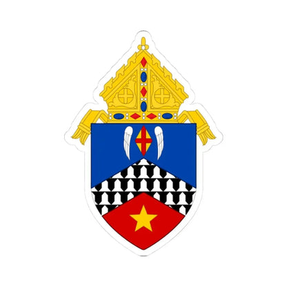 Roman Catholic Diocese of Stockton - STICKER Vinyl Kiss-Cut Decal 3 Inch White - The Sticker Space