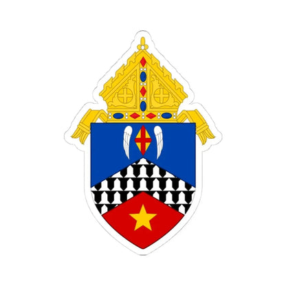 Roman Catholic Diocese of Stockton - STICKER Vinyl Kiss-Cut Decal 4 Inch White - The Sticker Space