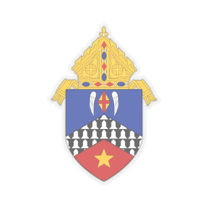 Roman Catholic Diocese of Stockton - STICKER Vinyl Kiss-Cut Decal 6 Inch Transparent - The Sticker Space