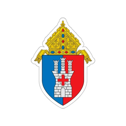 Roman Catholic Diocese of Toledo - STICKER Vinyl Die-Cut Decal White Die-Cut 2 Inch - The Sticker Space