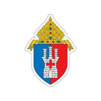 Roman Catholic Diocese of Toledo - STICKER Vinyl Die-Cut Decal White Die-Cut 3 Inch - The Sticker Space