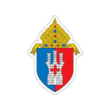 Roman Catholic Diocese of Toledo - STICKER Vinyl Die-Cut Decal White Die-Cut 6 Inch - The Sticker Space