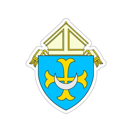 Roman Catholic Diocese of Trenton - STICKER Vinyl Die-Cut Decal White Die-Cut 2 Inch - The Sticker Space