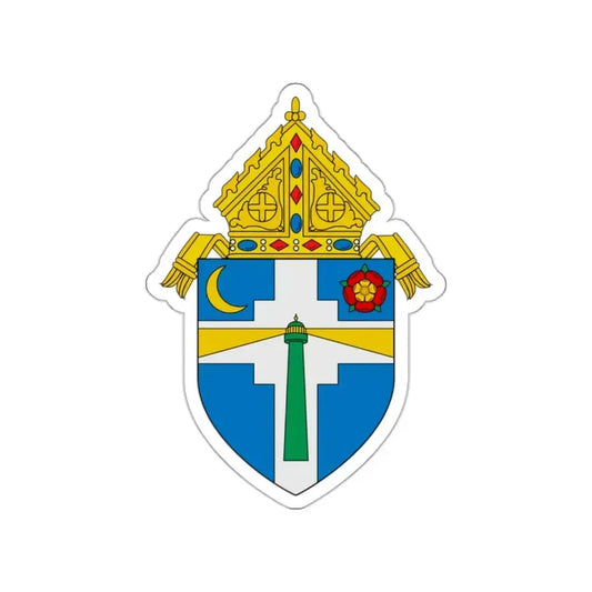 Roman Catholic Diocese of Victoria in Texas - STICKER Vinyl Die-Cut Decal White Die-Cut 2 Inch - The Sticker Space
