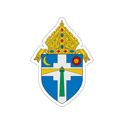 Roman Catholic Diocese of Victoria in Texas - STICKER Vinyl Die-Cut Decal White Die-Cut 3 Inch - The Sticker Space