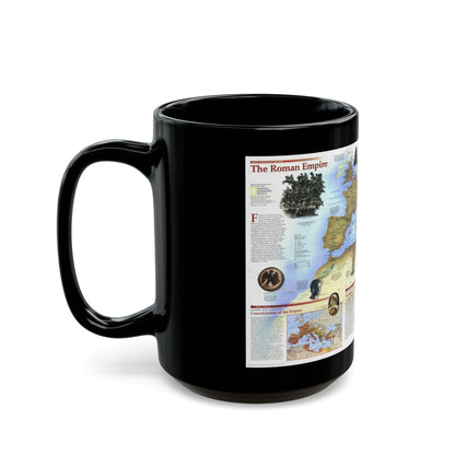 Roman Empire (1997) (Map) Black Coffee Mug-The Sticker Space