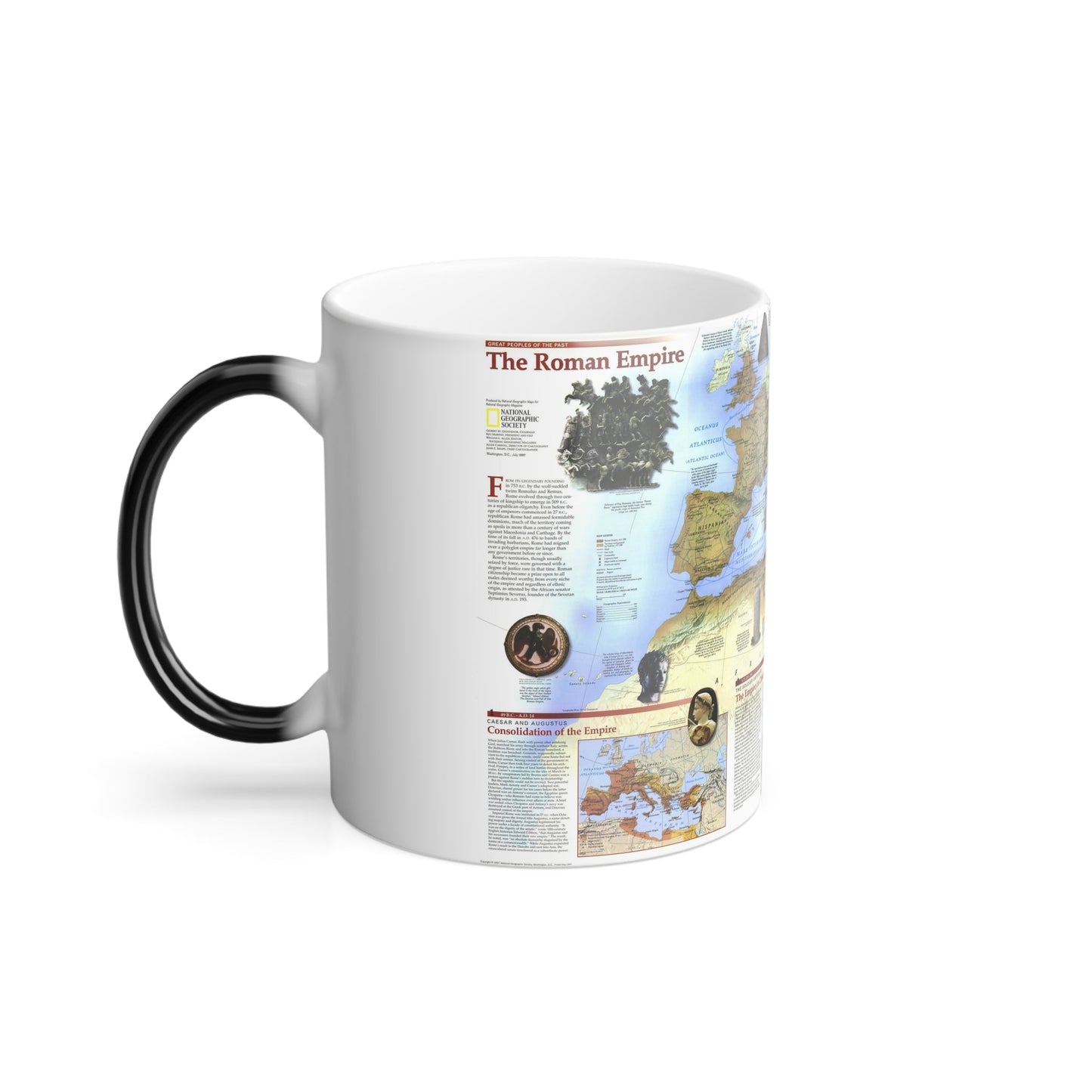 Roman Empire (1997) (Map) Color Changing Mug 11oz-11oz-The Sticker Space