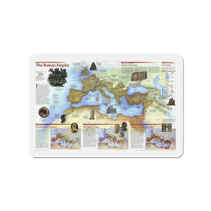 Roman Empire (1997) (Map) Refrigerator Magnet - The Sticker Space