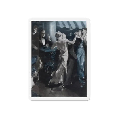 Romance 3.2 (1), Cosmopolitan, January 1934 (Magazine Illustration) Refrigerator Magnet 3 Inch Die-Cut - The Sticker Space