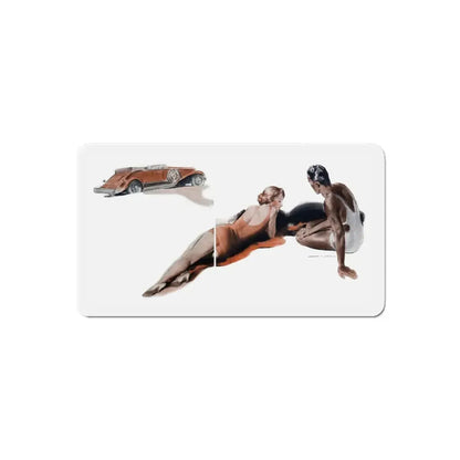 Romance 3.2 (2), Cosmopolitan, January 1934 (Magazine Illustration) Refrigerator Magnet - The Sticker Space