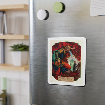 Romance illustration (Magazine Illustration) Refrigerator Magnet-The Sticker Space